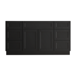Midnight Black Shaker Vanities - Midnight Black Shaker Vanities