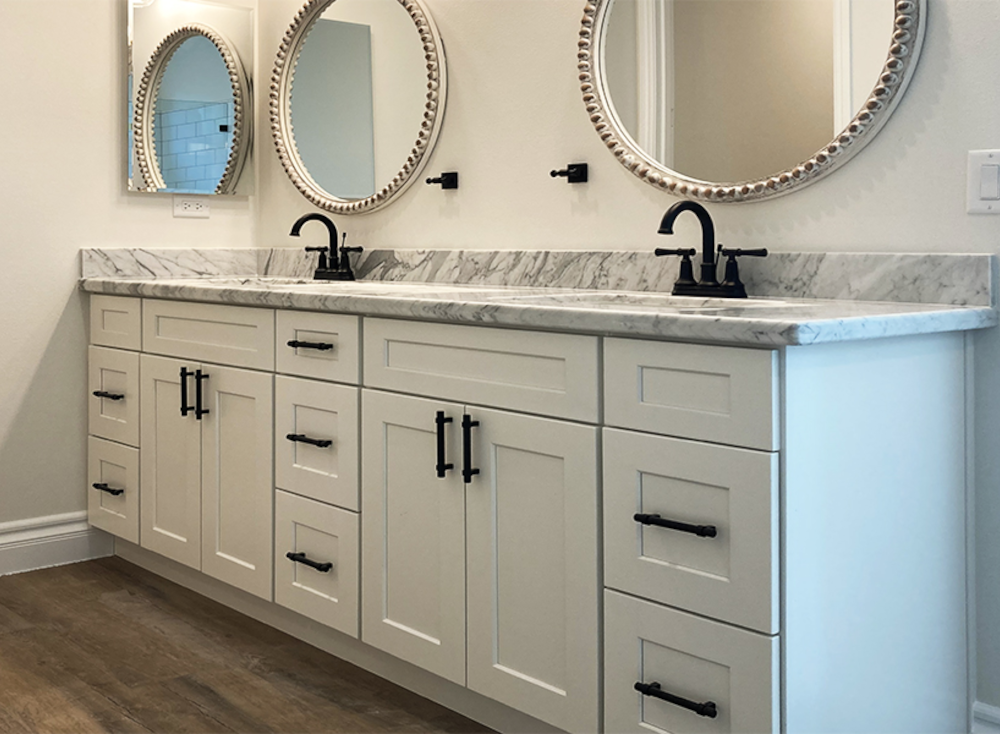 Coastal White Shaker Bathroom Vanities