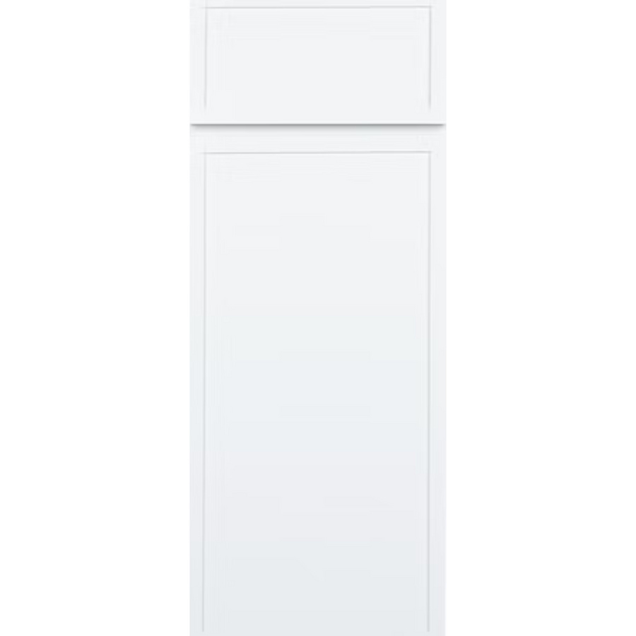 Arctic White Slim Shaker Sample Door