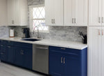 Marine Blue Shaker Kitchen Cabinets - Marine Blue Shaker Cabinets