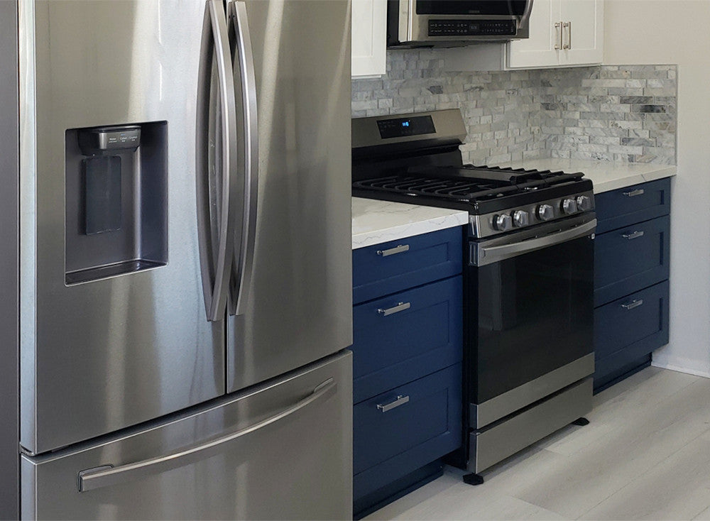 Marine Blue Shaker Kitchen Cabinets - Marine Blue Shaker Cabinets
