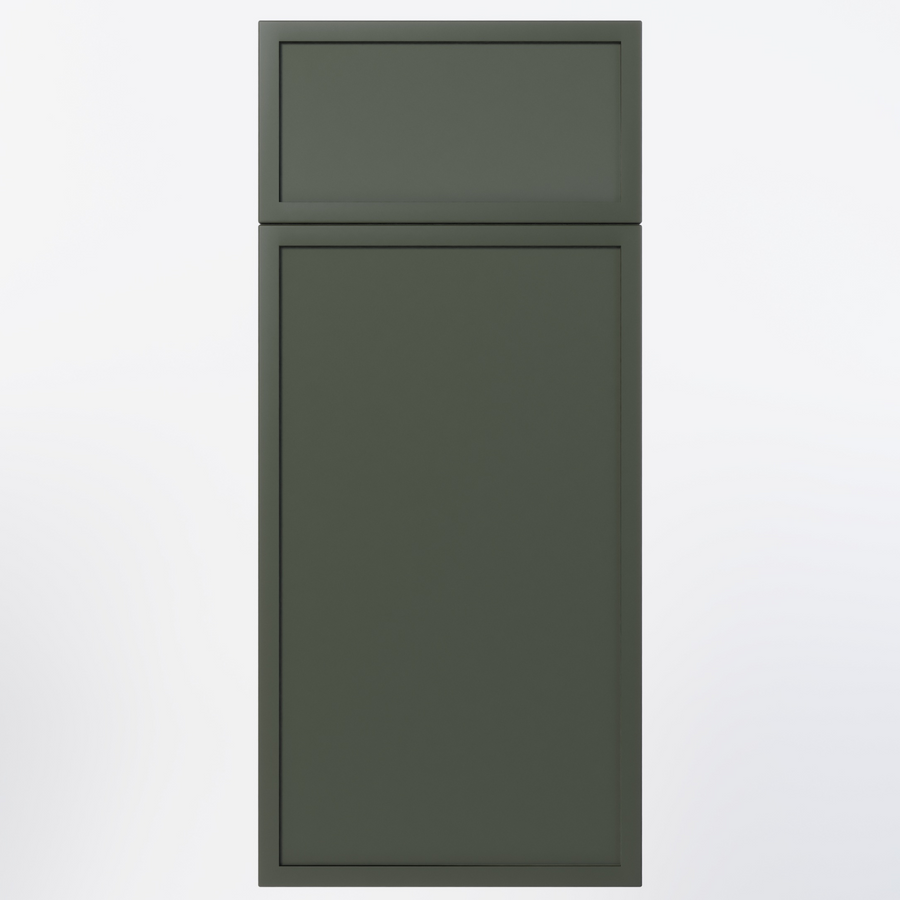 Slim Shaker Aberdeen Green Sample Door