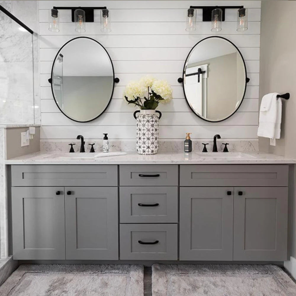Shaker Grey Bathroom Vanities Pre-Assembled