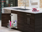 Torino Dark Wood Kitchen Cabinets Pre-Assembled - Torino Dark Wood Cabinets Pre-Assembled