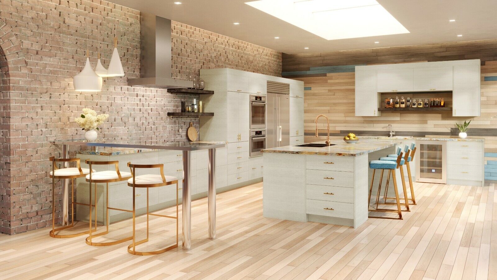 Torino White Pine Kitchen Cabinets - Torino White Pine Kitchen Cabinets