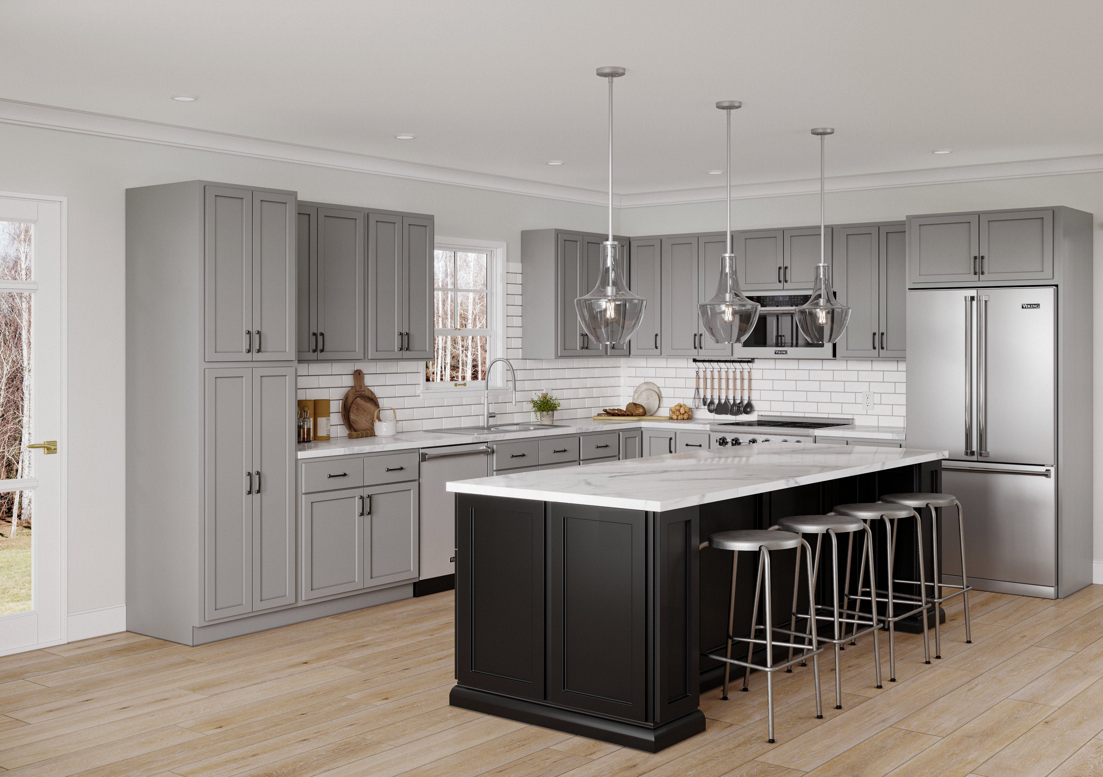 Coventry Grey Shaker Kitchen Cabinets - Coventry Grey Shaker Cabinets