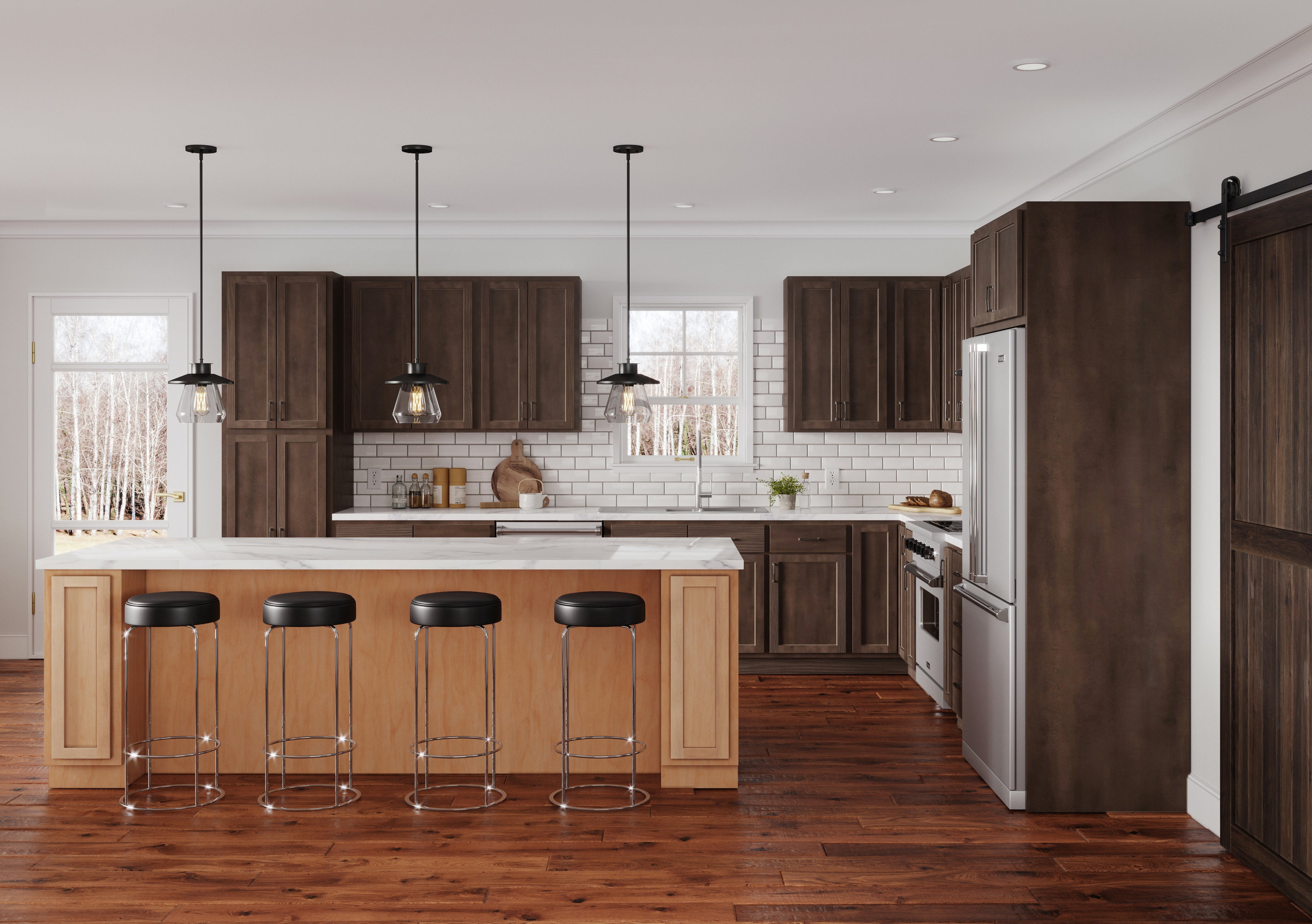 Dark Espresso Shaker Kitchen Cabinets - Dark Espresso Kitchen Cabinets