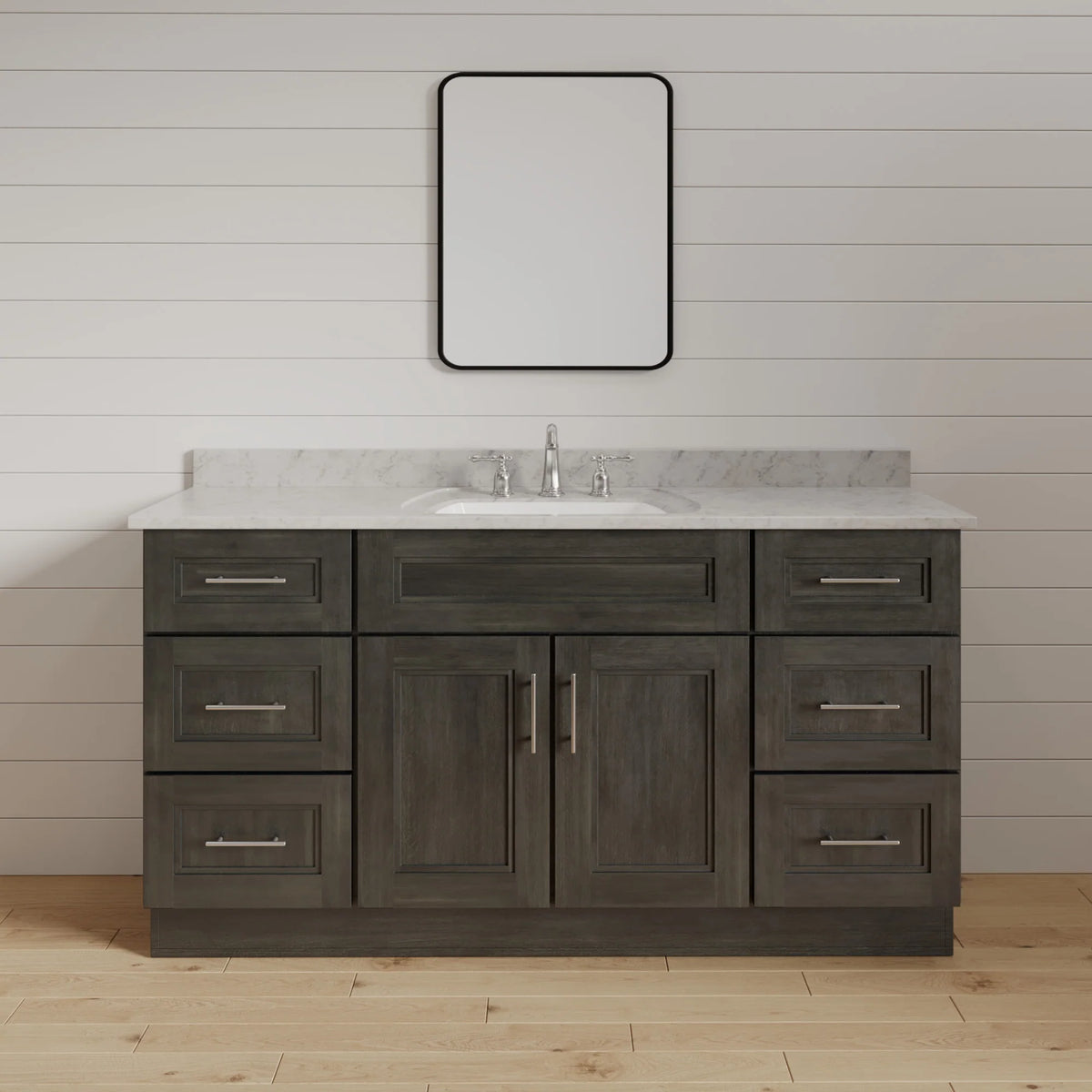 Smoky Grey Bathroom Vanities