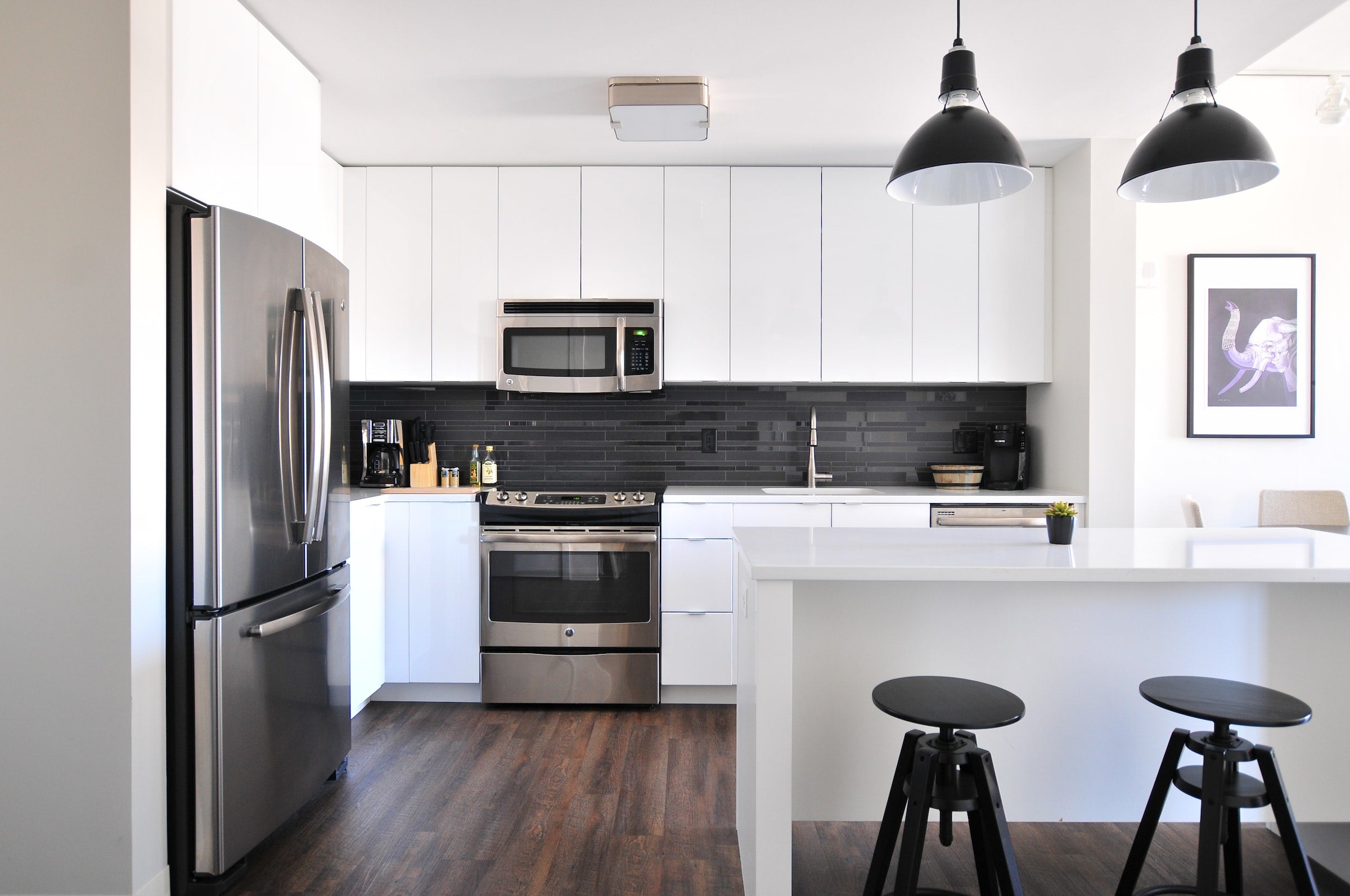 Palermo Gloss White Kitchen Cabinets Pre-Assembled - Palermo Gloss White Cabinets Pre-Assembled