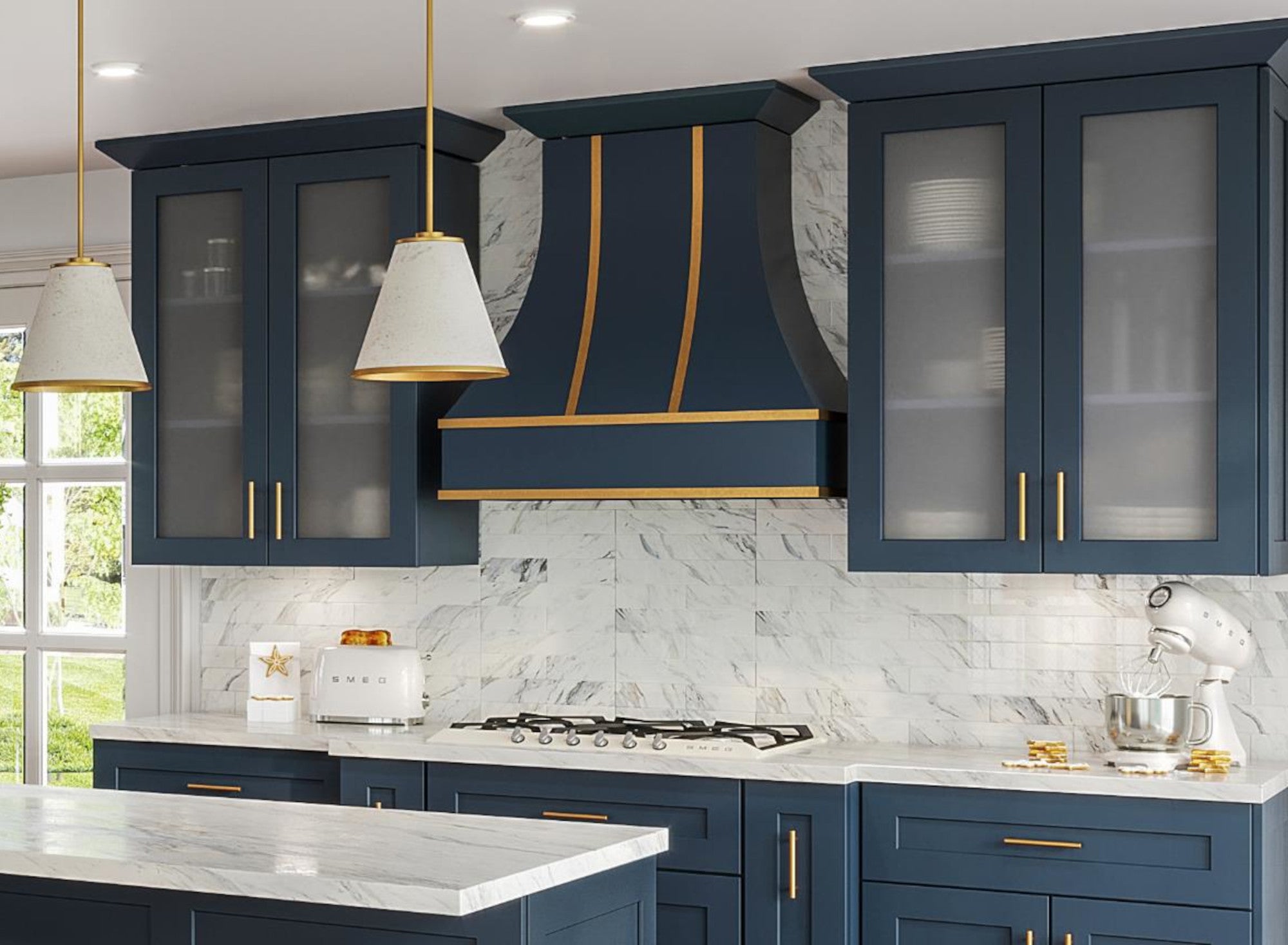 Navy Blue Shaker Kitchen Cabinets - Navy Blue Shaker Kitchen Cabinets