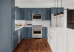 Provincial Blue Shaker Kitchen Cabinets - Provincial Blue Kitchen Cabinets