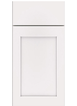 Rigby White Shaker Slab Kitchen Cabinets - Rigby White Shaker Slab Cabinets