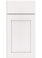 Rigby White Shaker Slab Kitchen Cabinets - Rigby White Shaker Slab Cabinets