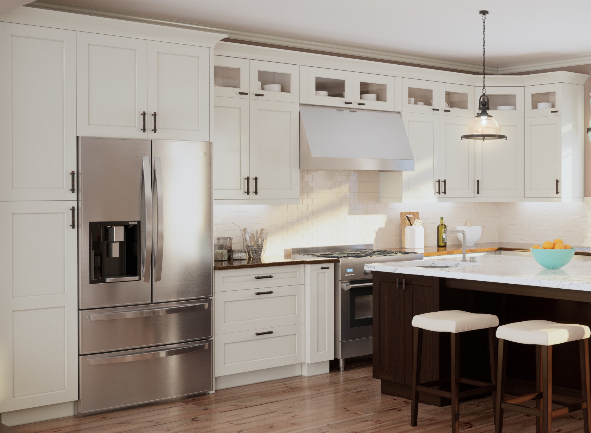 Shaker Antique White Kitchen Cabinets - Shaker Antique White Kitchen Cabinets