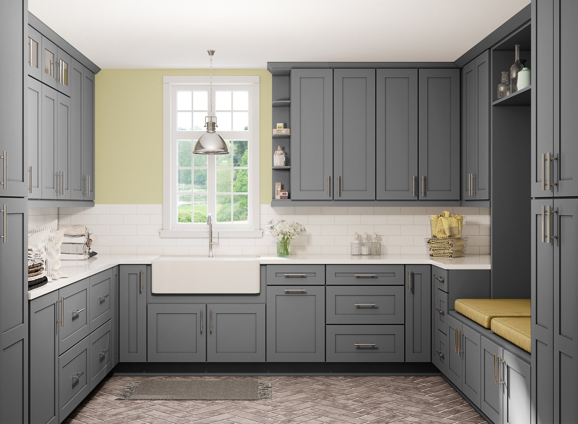 Shaker Grey Kitchen Cabinets - Shaker Grey Kitchen Cabinets