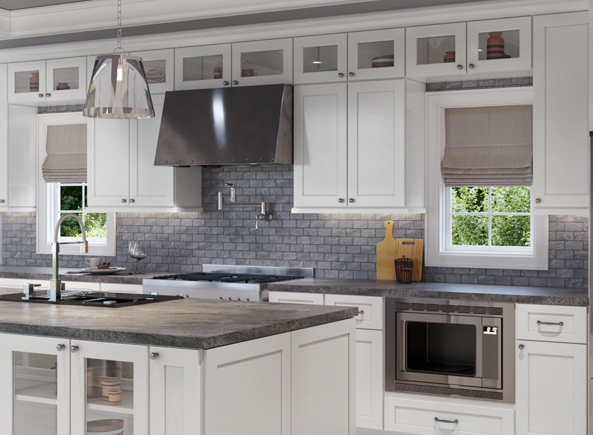 Shaker White Kitchen Cabinets Pre-Assembled - Shaker White Cabinets Pre-Assembled