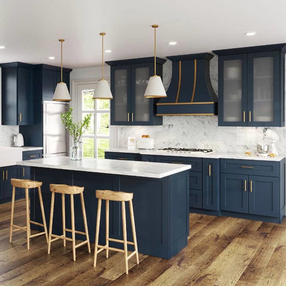 Navy Blue And White Design