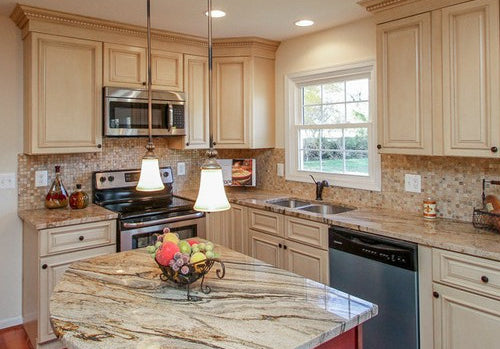 Tuscany White Country Kitchen Cabinets