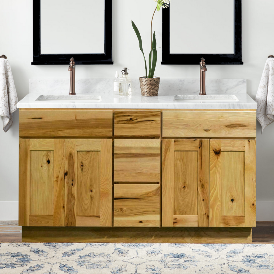 Knotty Hickory Shaker Vanities