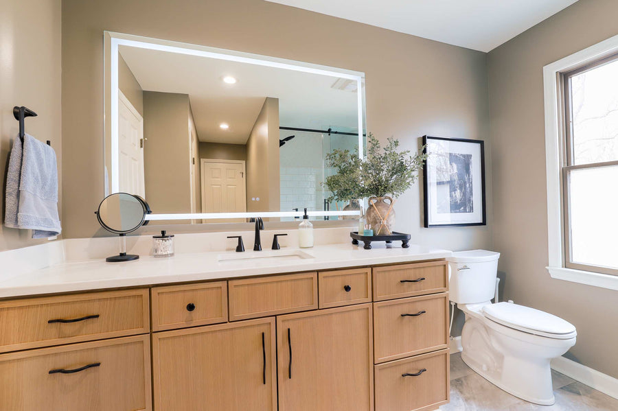 Slim Shaker White Oak Vanities