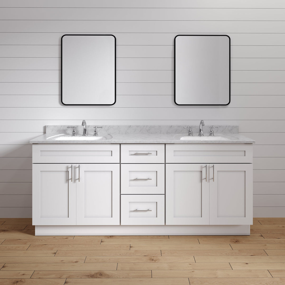 shake white bathroom vanities