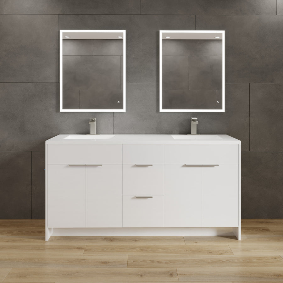 Palermo Gloss White Vanities