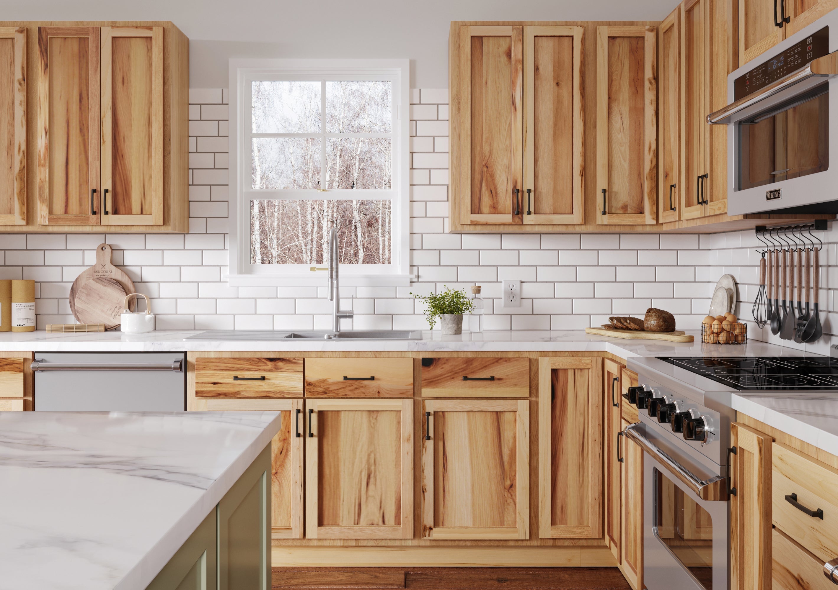 Rustic Hickory Kitchen Cabinets Page 2