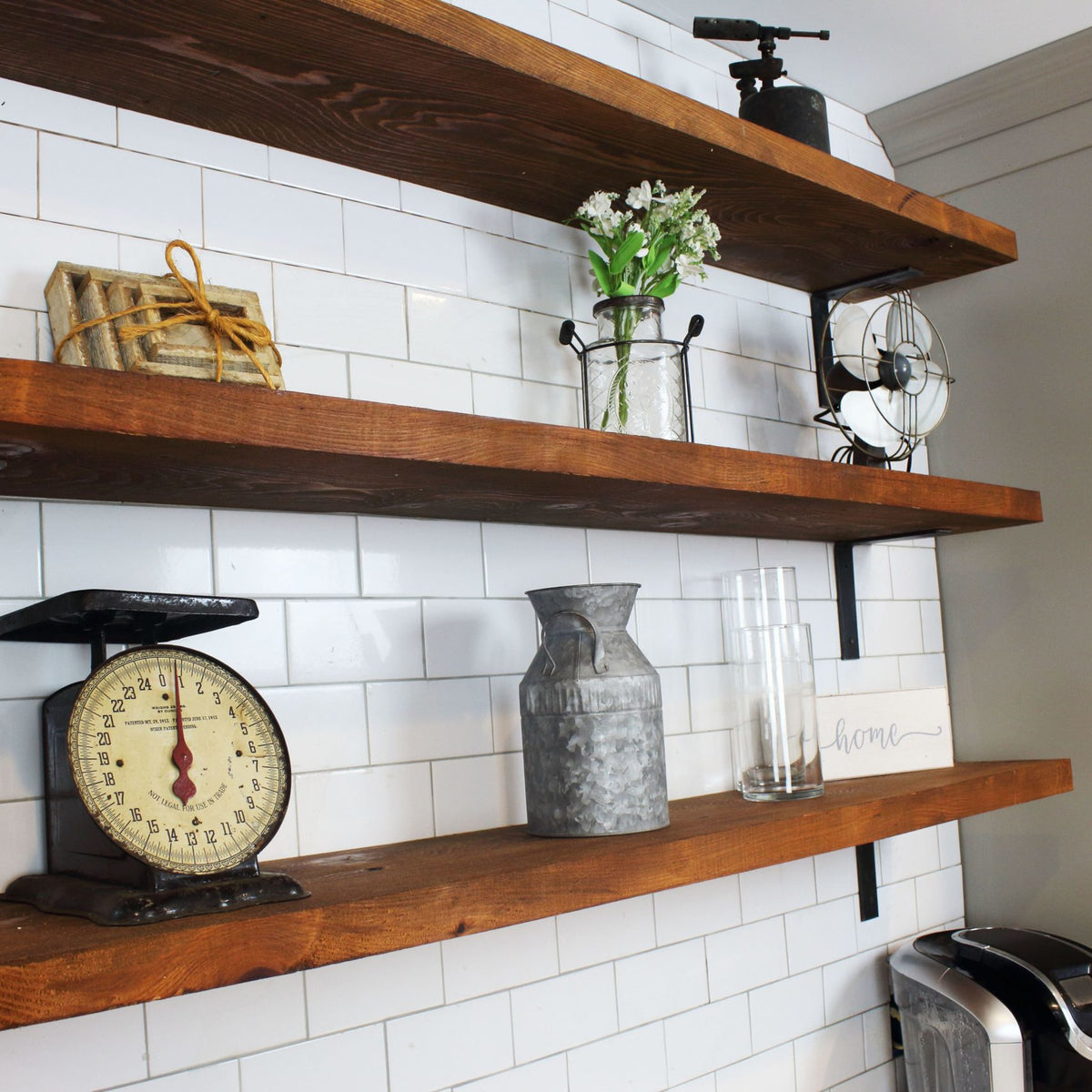 2x8 Reclaimed Barn Wood Shelves