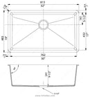 Blanco Sink - Precis U 1 (Single)