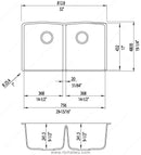 Blanco Sink - Diamond U 2 (Double)
