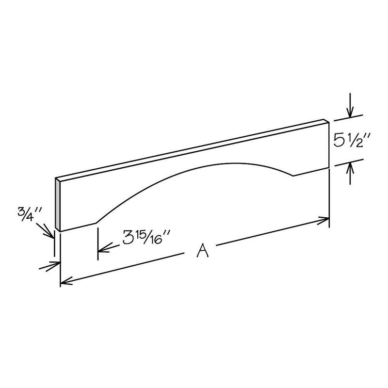 Soda 30" Arched Valance