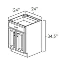 Sterling 24" Base Cabinet Pre-Assembled
