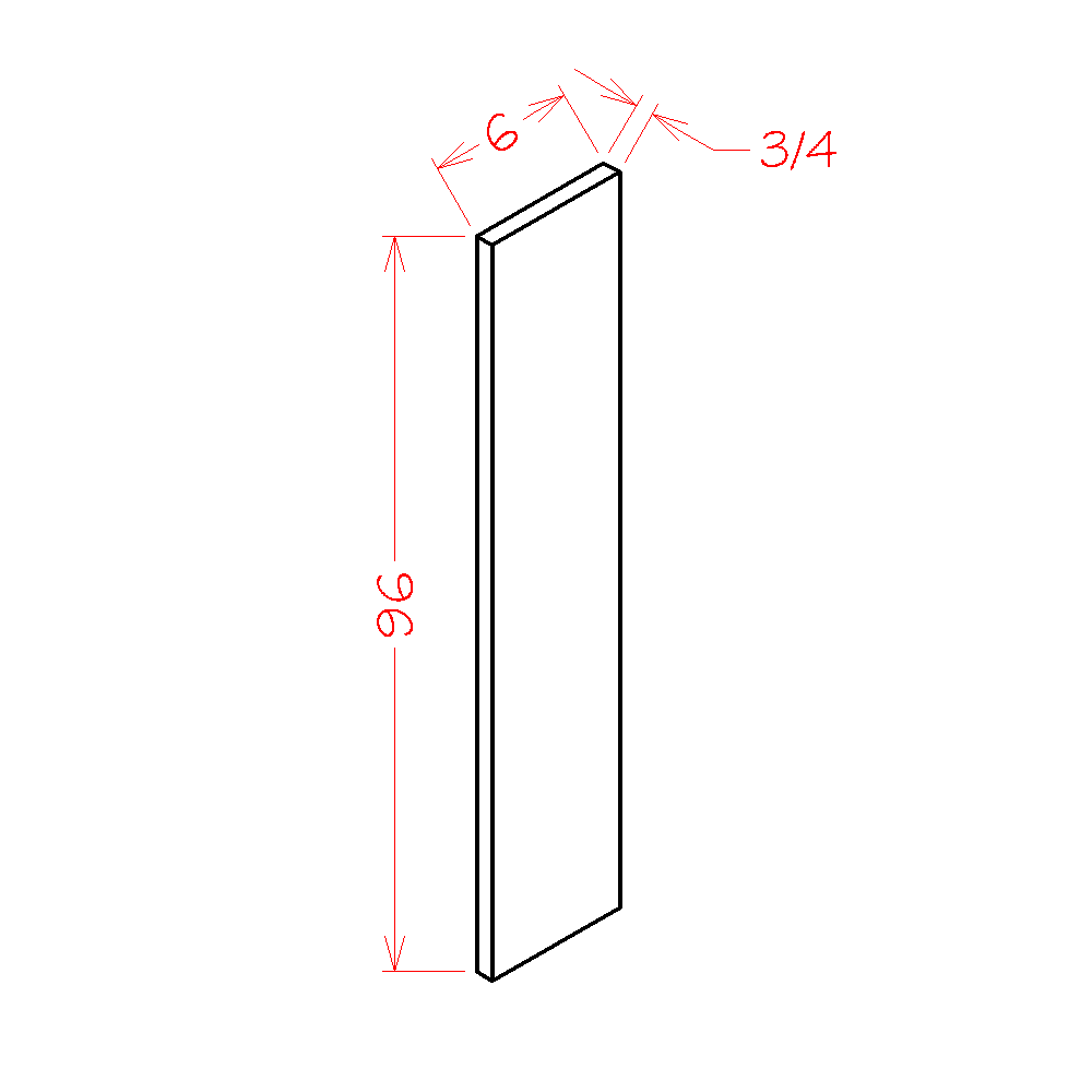 Belmont Cashmere 6"W Tall Filler