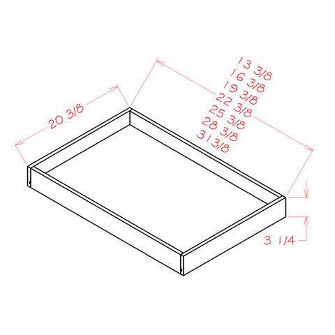 18" Rollout Tray