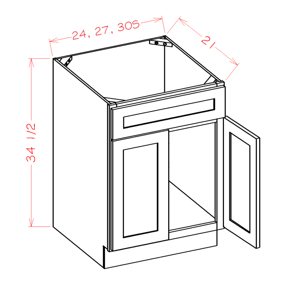 Brookside Harbor 30" Vanity Sink Base