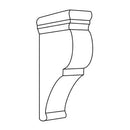 Stone Shaker 3"W x 10-3/4"H x 6-3/8"D Corbel Pre-Assembled