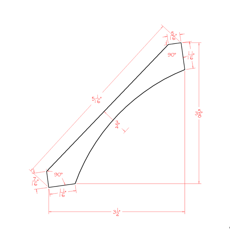 English Sage Cove Crown Molding Pre-Assembled