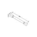 Shaker Aberdeen Green Classic Decorative Leg - 3"W x 34 1/2"H x 3"D