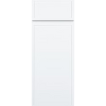 Arctic White Slim Shaker Kitchen Cabinets - Arctic White Slim Shaker Cabinets