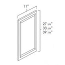 Platinum Shaker 12" x 42" Decorative Panel