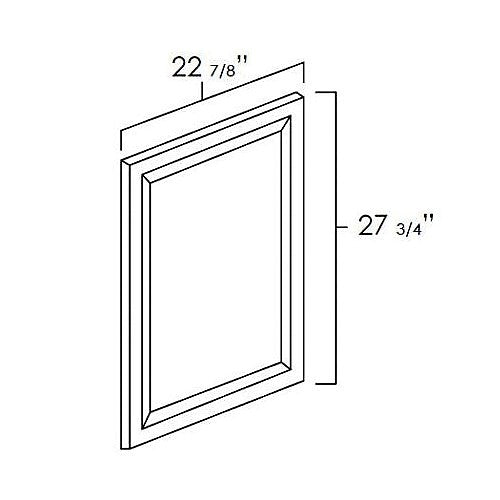 White Shaker 24" x 30" Decorative Panel