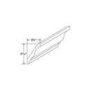 Shaker Aberdeen Green Decorative Crown Moulding - 96'W x 4 3/8'H x 11/16"D