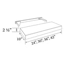 White Shaker 24" Floating Shelf Pre-Assembled