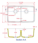 Gemstone Sink - 1729 (Double)