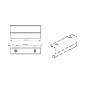 Alu Curved Handle,L-10 Inch,Aa