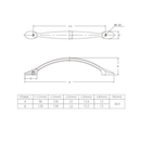 Zamak Handle,96 126Mm,Borb