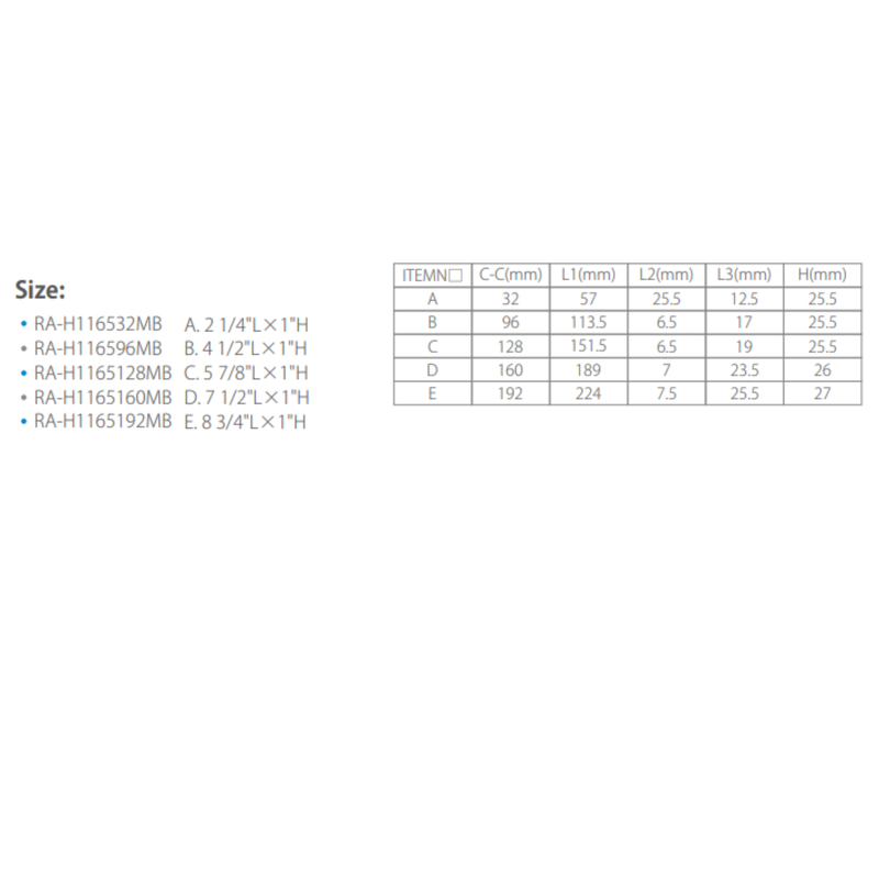 Zamak Handle 32 57Mm,H 31Mm Mb