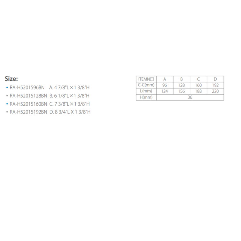 SS Tube Zamak Feet,14Mm,96 124Mm,Bn