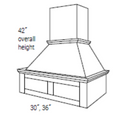 Rustic Shaker 30" VRS Hood