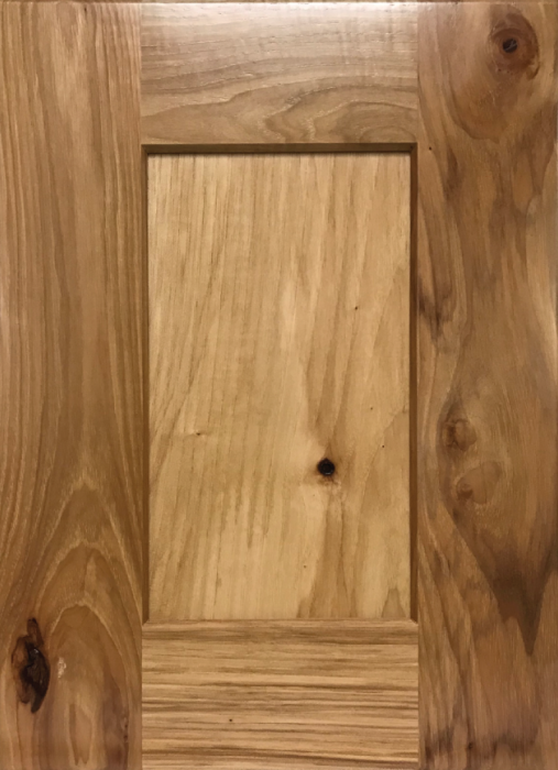 Knotty Hickory Shaker Sample Door